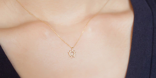 Golden Sun 18k Necklace